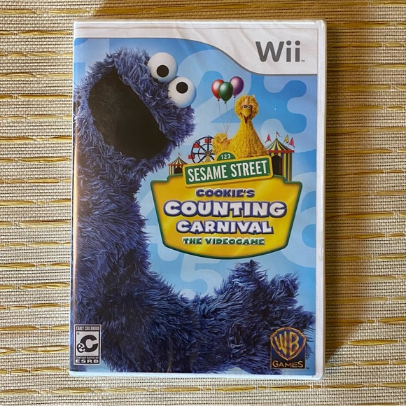 New/unopened Wii Game Cookie Monster Counting Carnival Educational Game - Picture 1 of 2